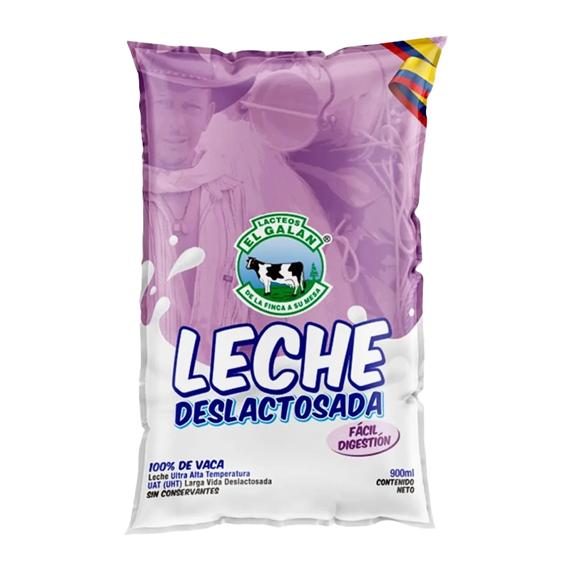 LECHE DESLACTOSADA UHT EL GALAN X 900 ML